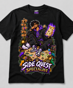 Side Quest Specialist Anime Gamer Graphic Tee